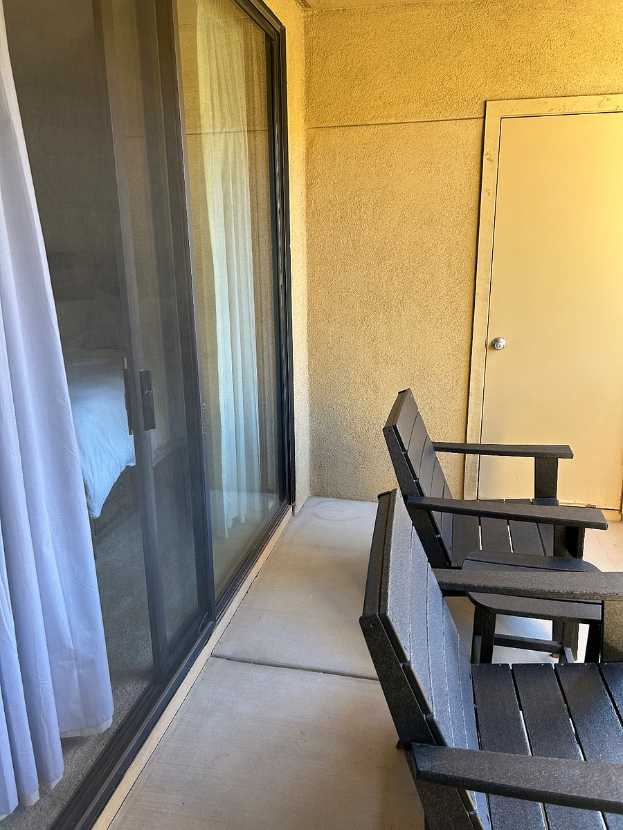 Balcony with access from master bedroom and living room