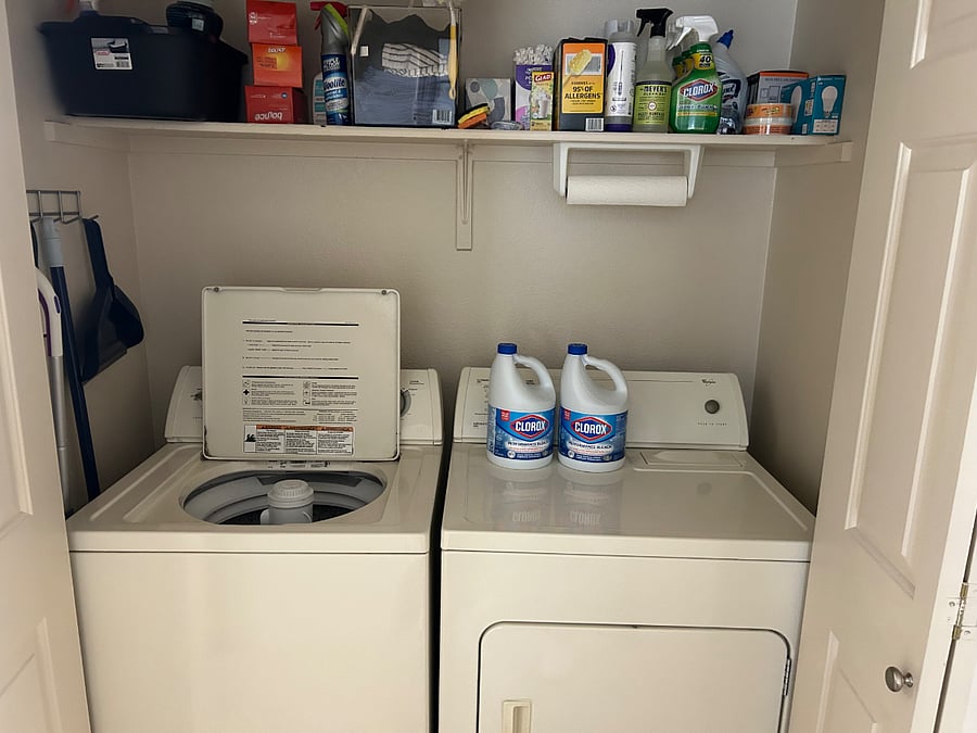 Interior washer and dryer