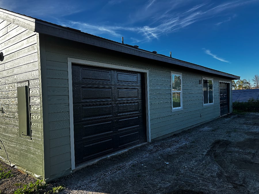 Private garage entrance
