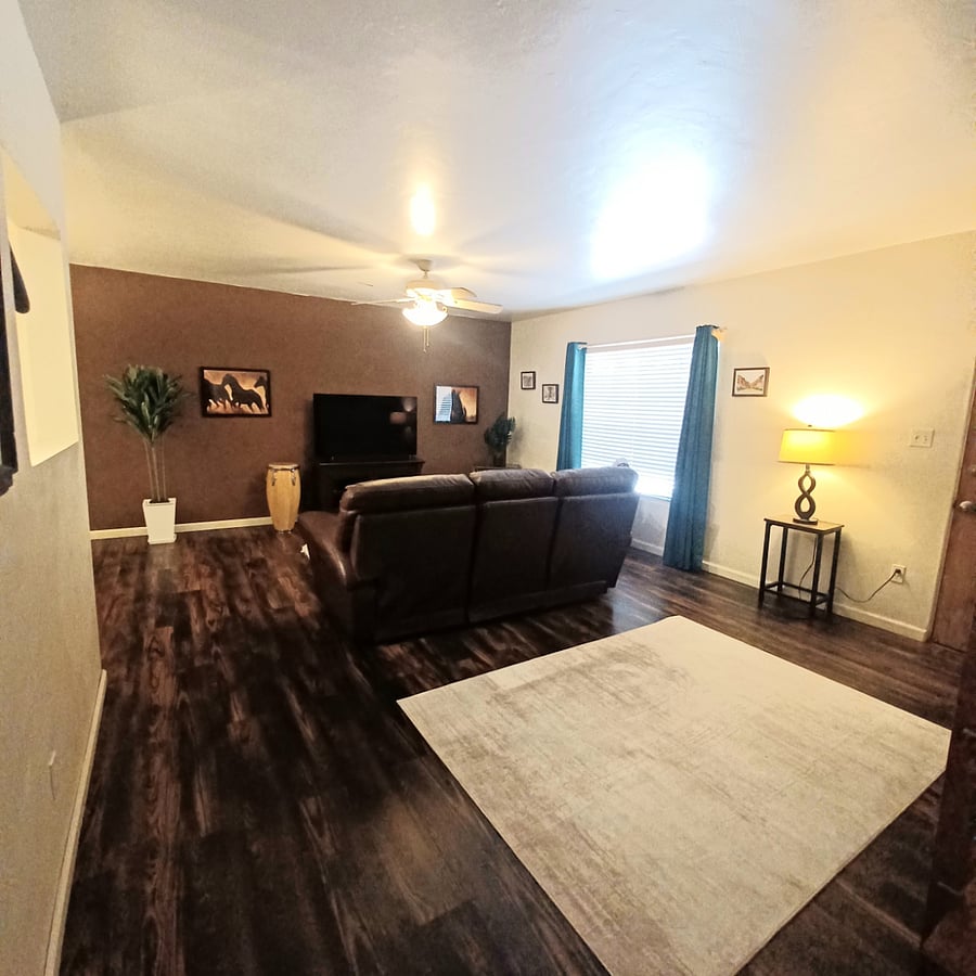 Living room from entry