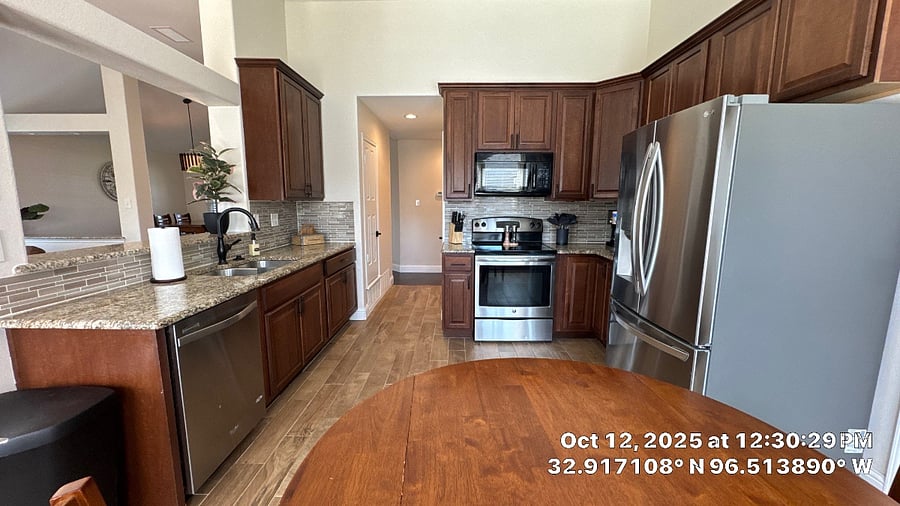 Fully stocked kitchen with everything you will need during your stay