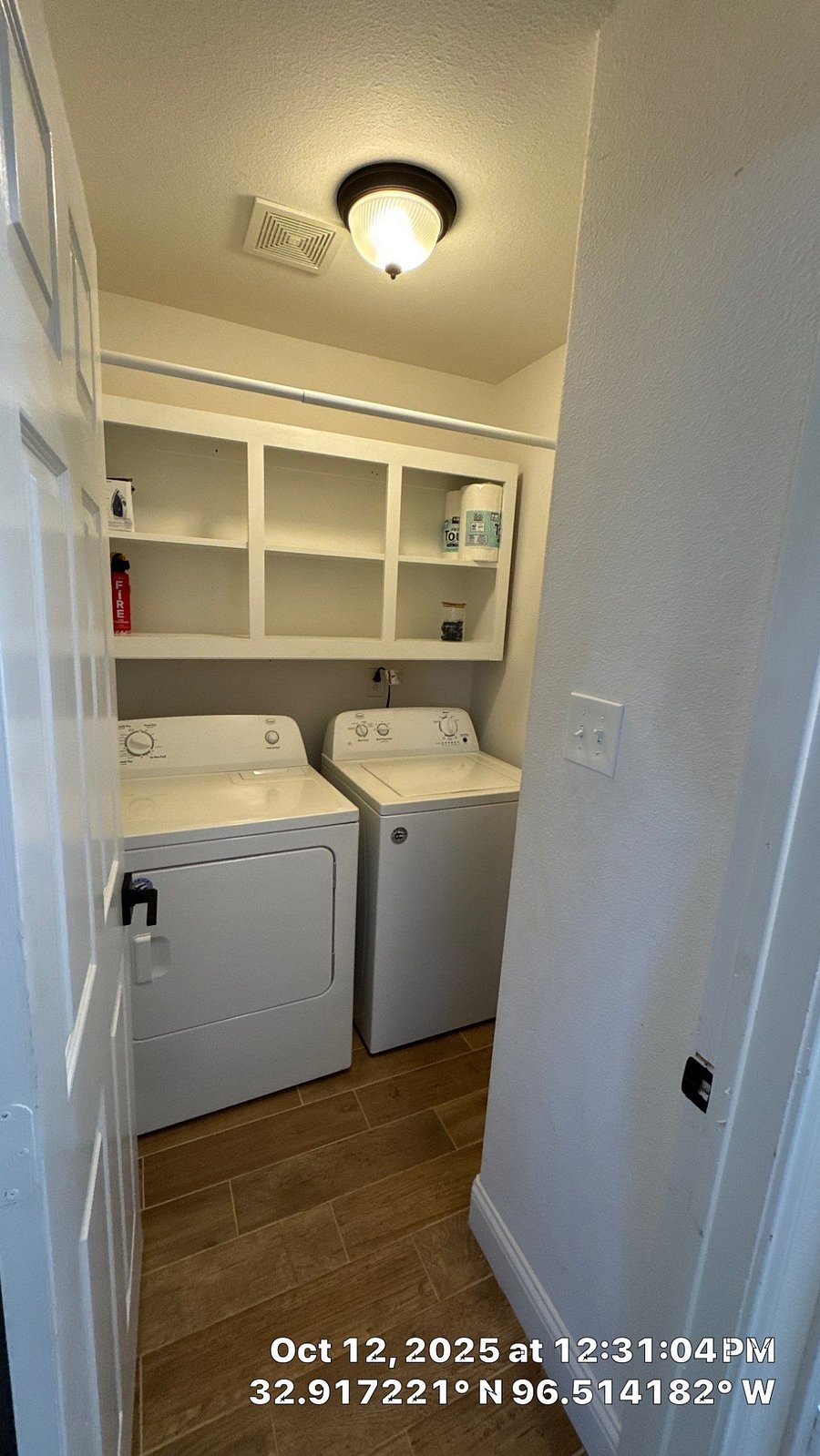 Full size washer and dryer