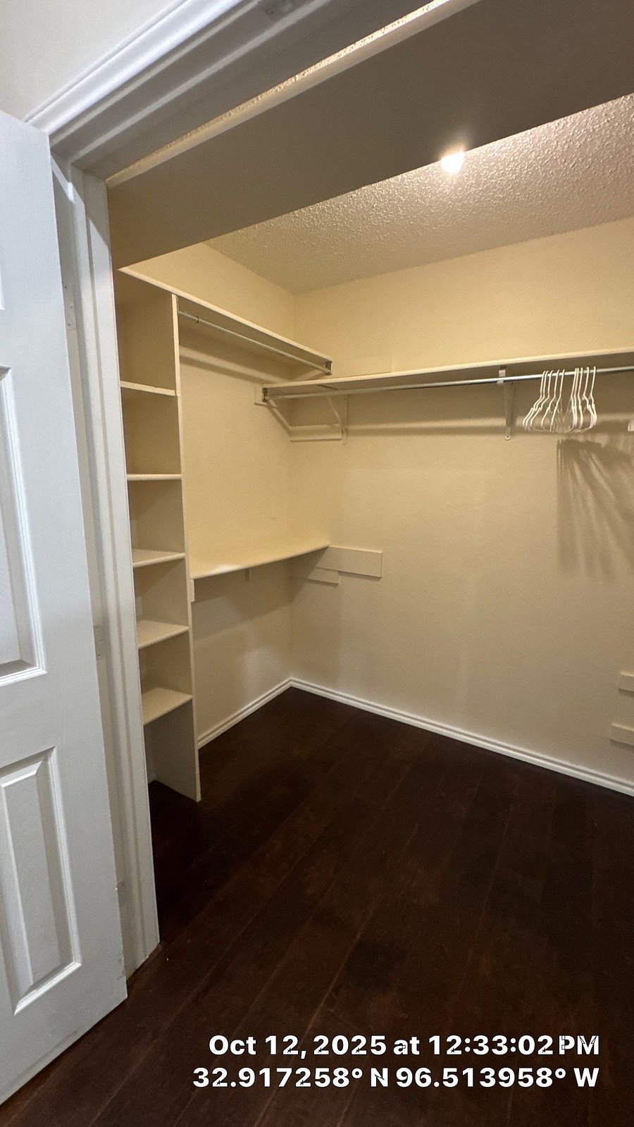 Master closet