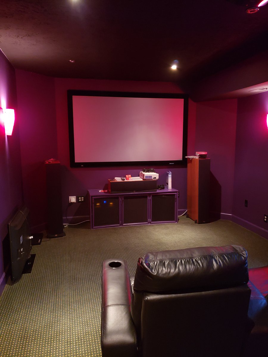 Big screen for movie watching!