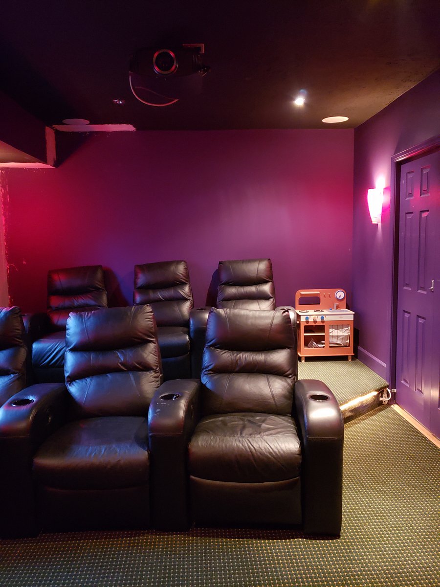 Watch movies in your own private theater!