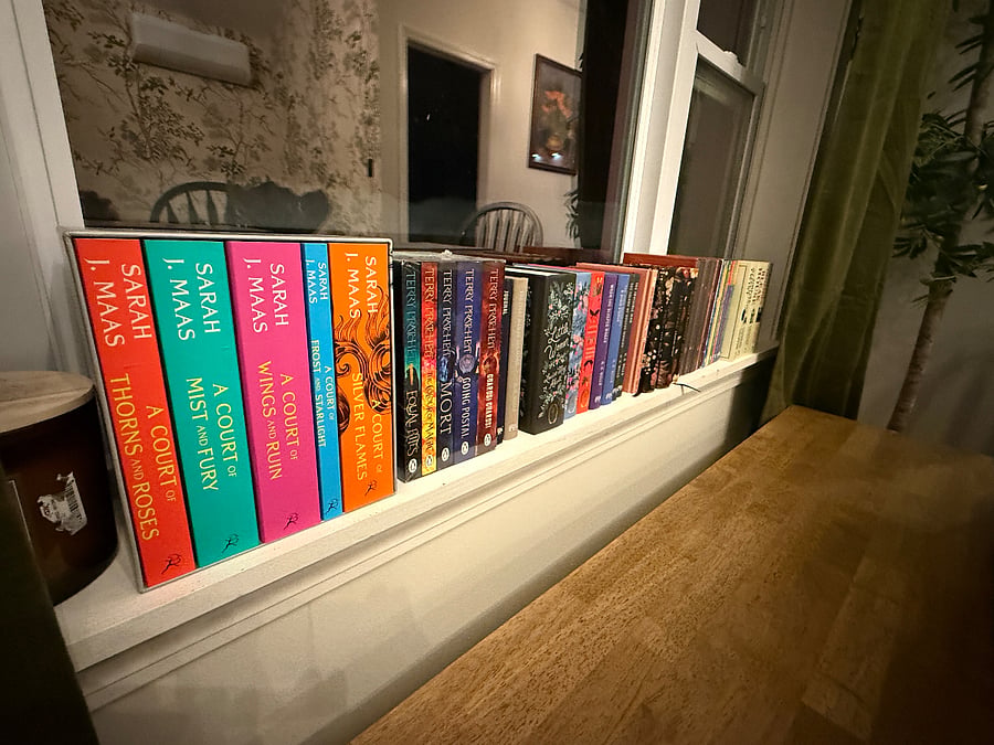 plenty of reading material 