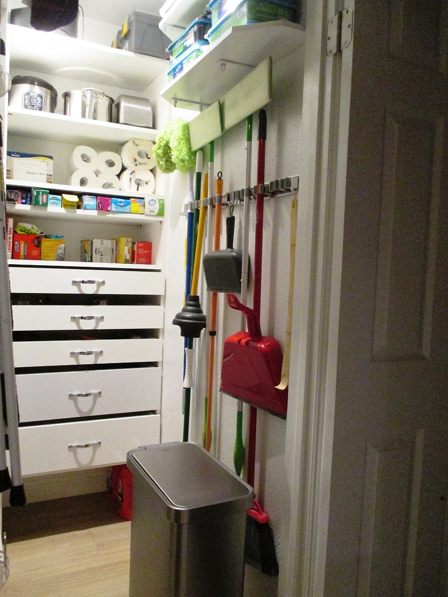 Fully Stocked Cleaning Items and Needed Kitchen Items