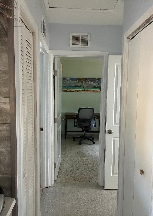 Hallway to guest Bedroom/ Office area
