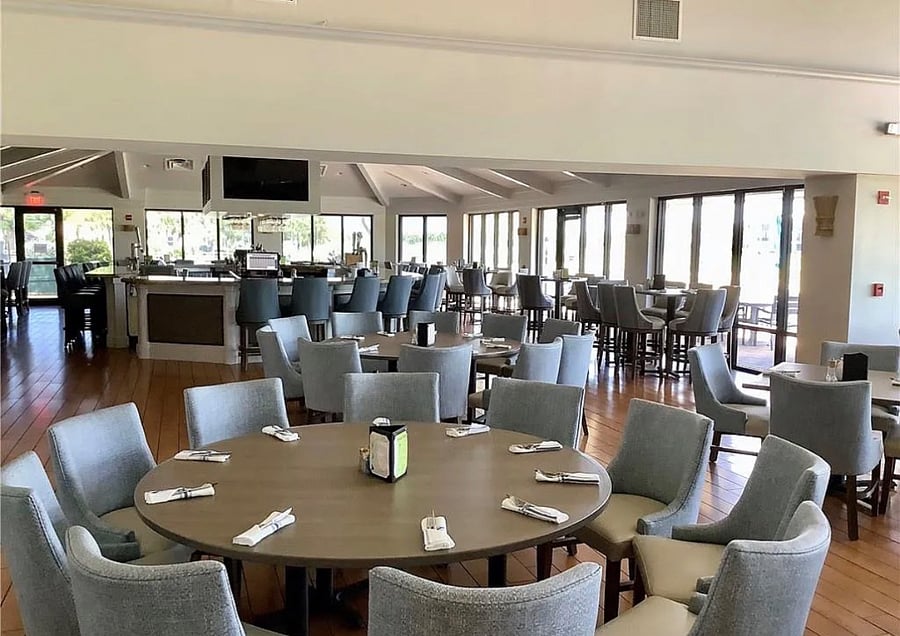 Newly Updated Clubhouse Dining Room.