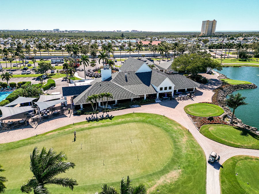View of the Clubhouse.