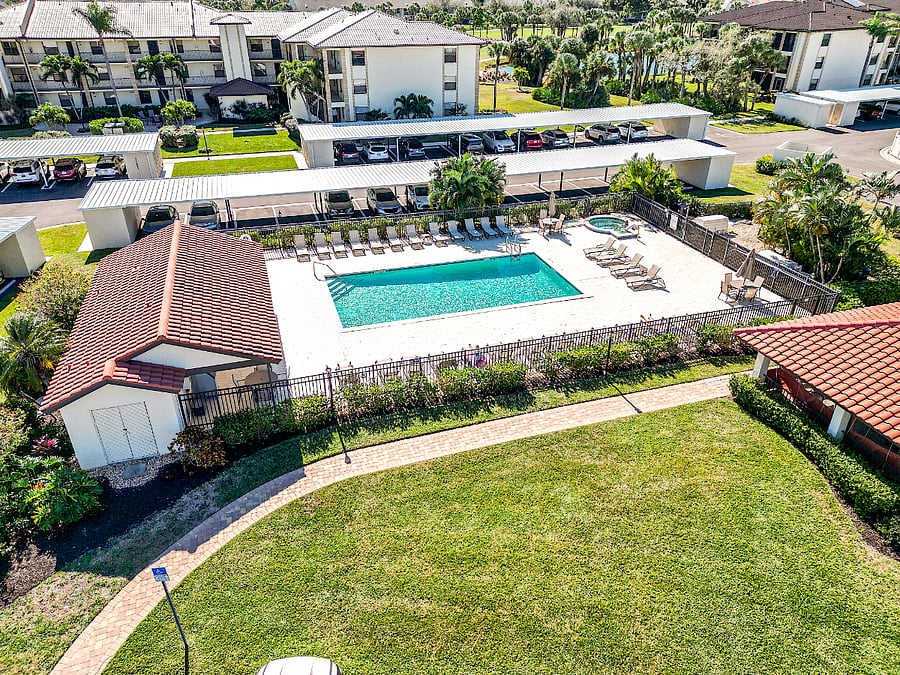 Terrace V pool and hot tub. 