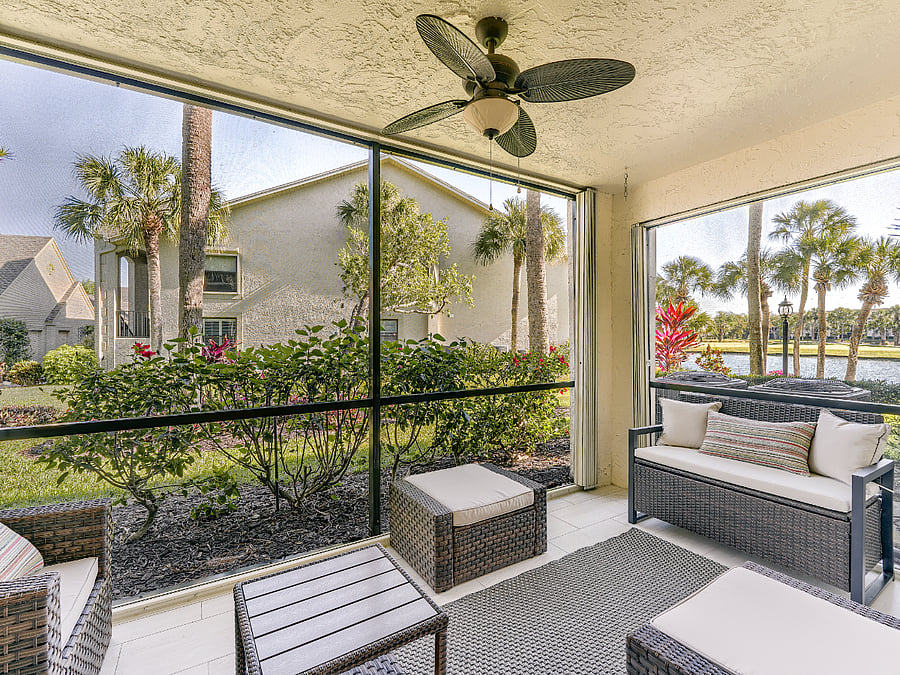 View out the lanai