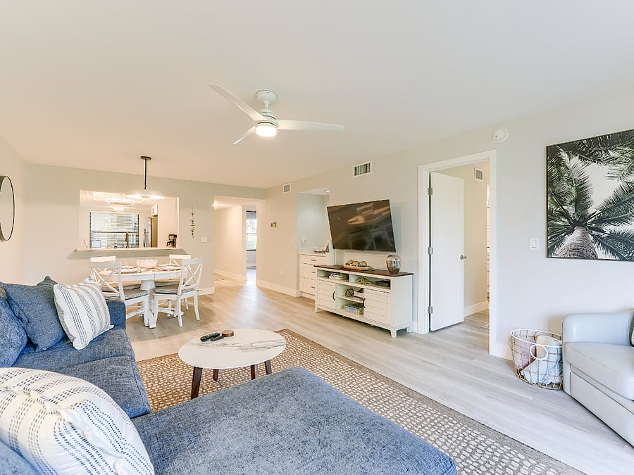 Living and dining space