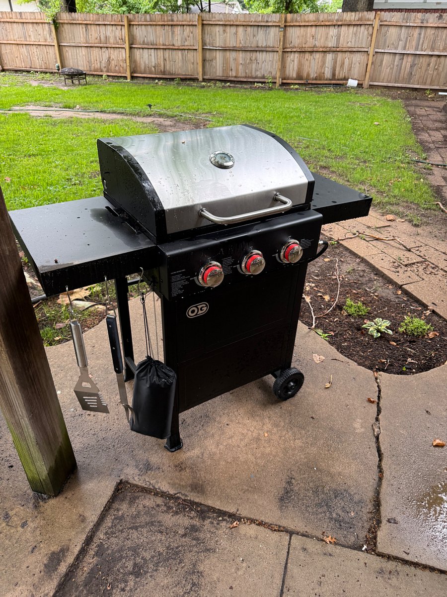 3 burner propane Grill.
