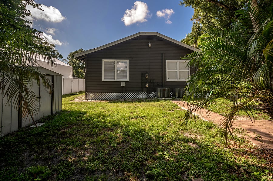 Exterior (back yard)