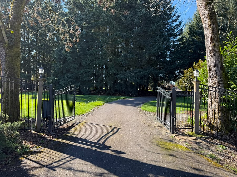 Coded security gate. 