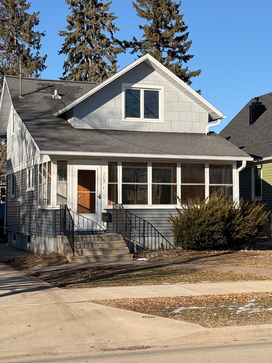 Front/Street Entry and 3 Season Porch
