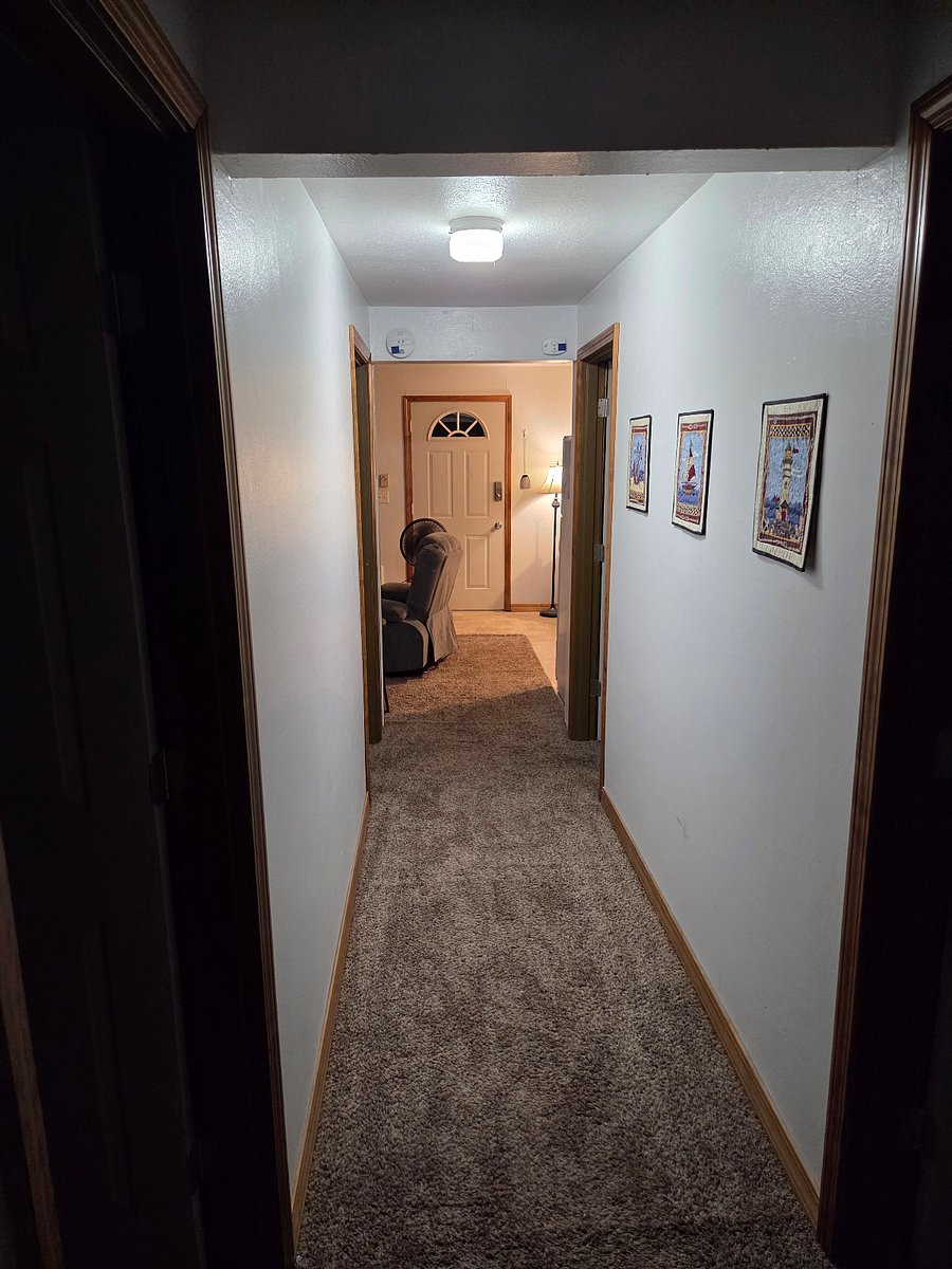Hallway looking towards front entrance