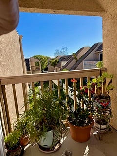 Front entry balcony
