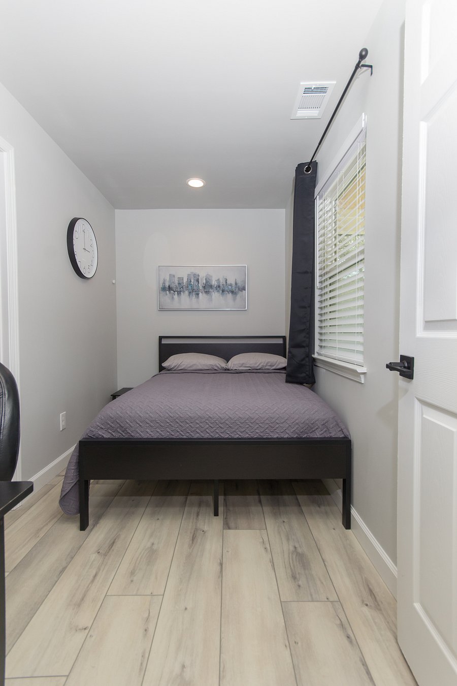 Blackout insulated curtains for day-sleepers.