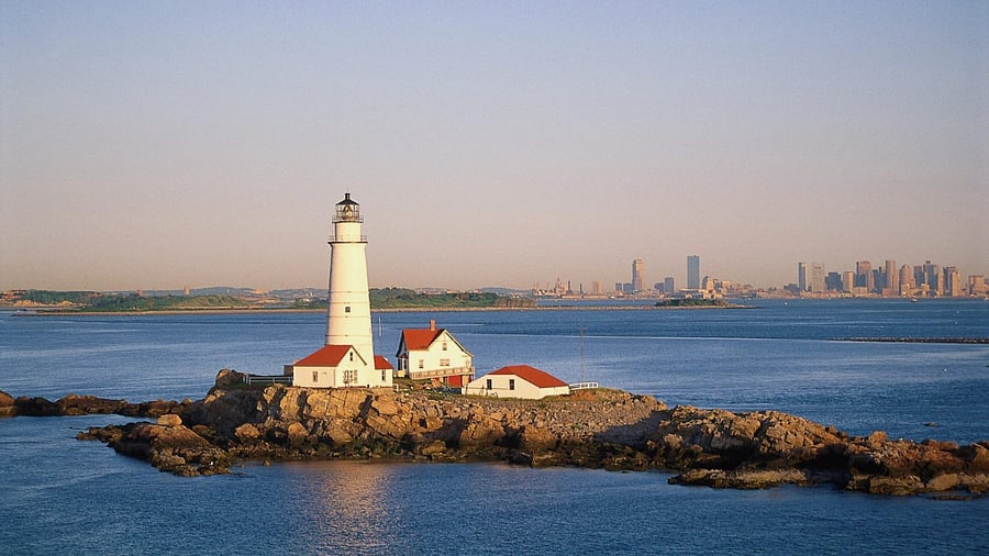 View of Boston from Squantum