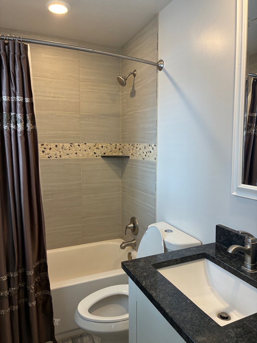 This is a private bathroom in the bedroom, and a walk in closet.
