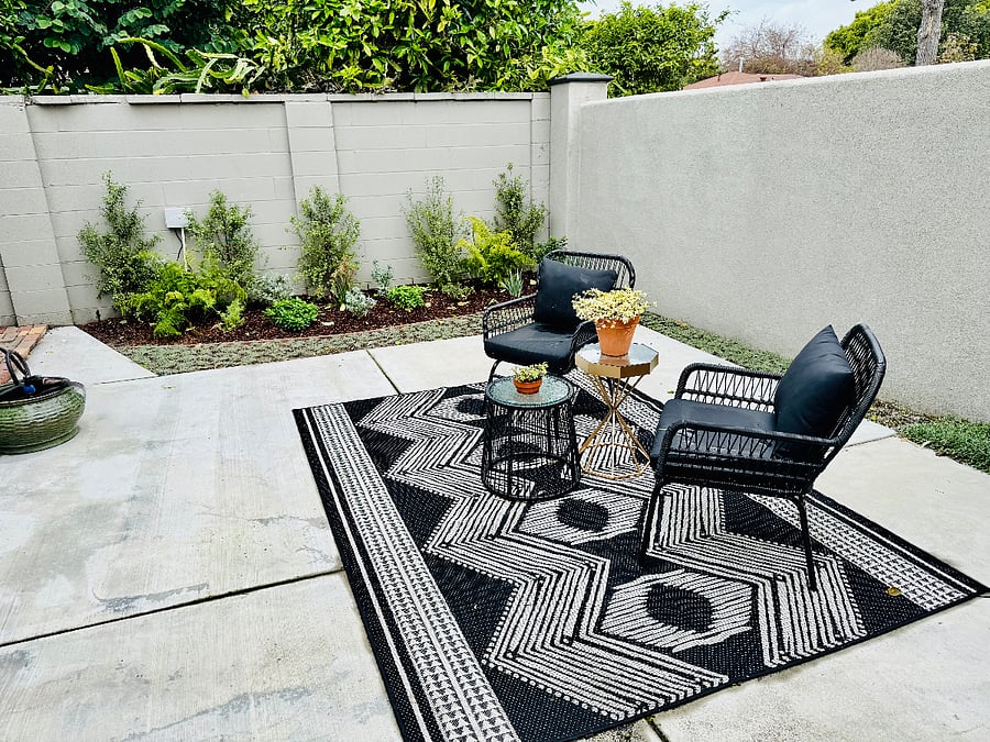 Fully enclosed Private Patio