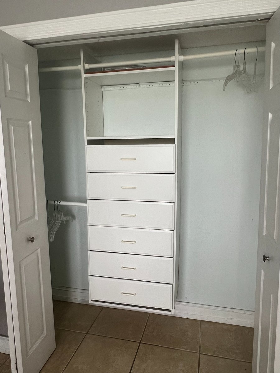 closet in second bedroom