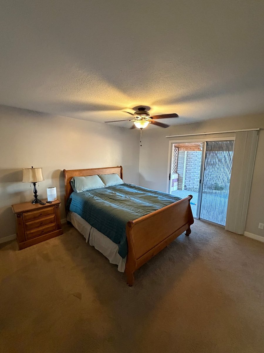 Master Bedroom with walk in closet.