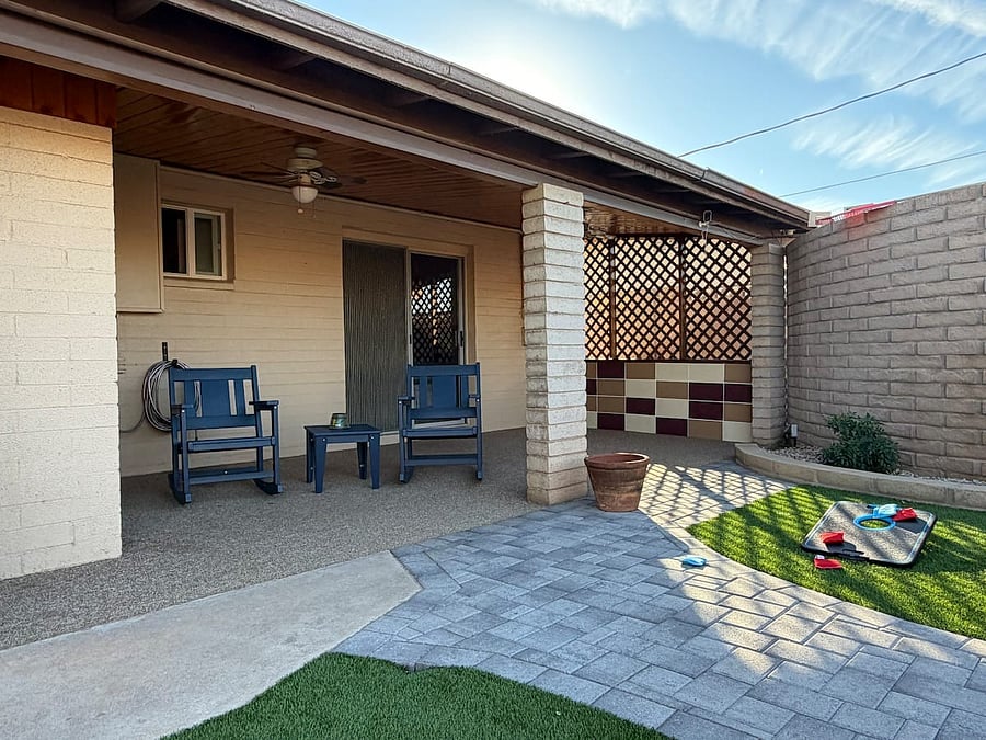 Back Porch to Master BR