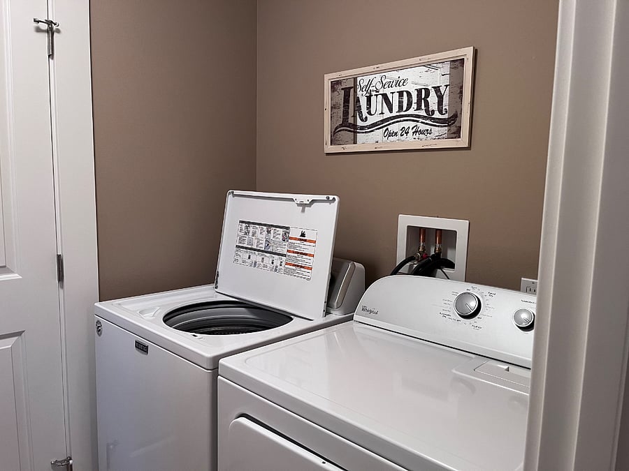 Laundry room, lower level