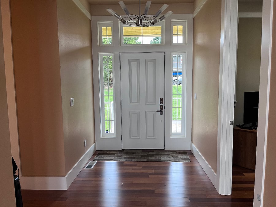 Front door entry, main level