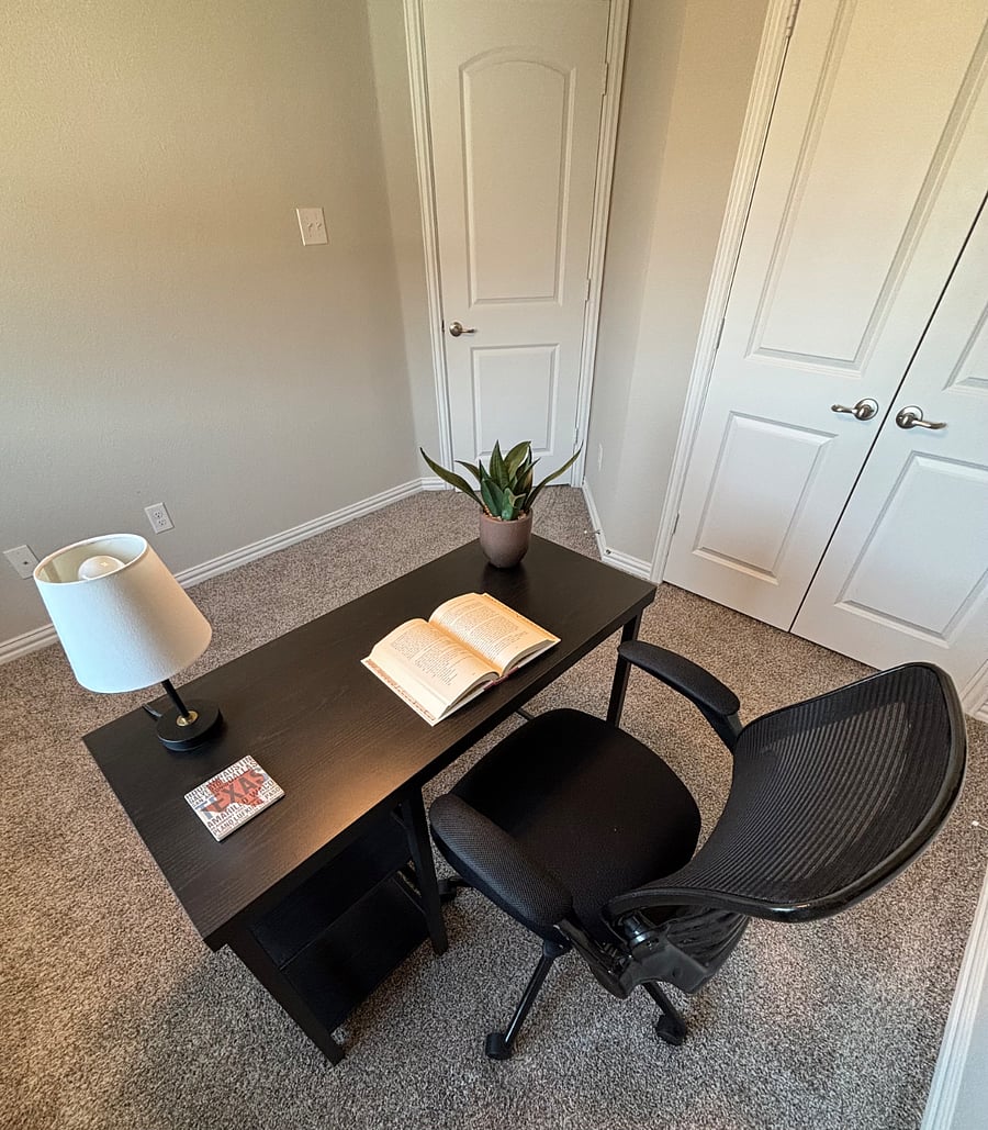 Bedroom can be flexed as office, workout space, etc.