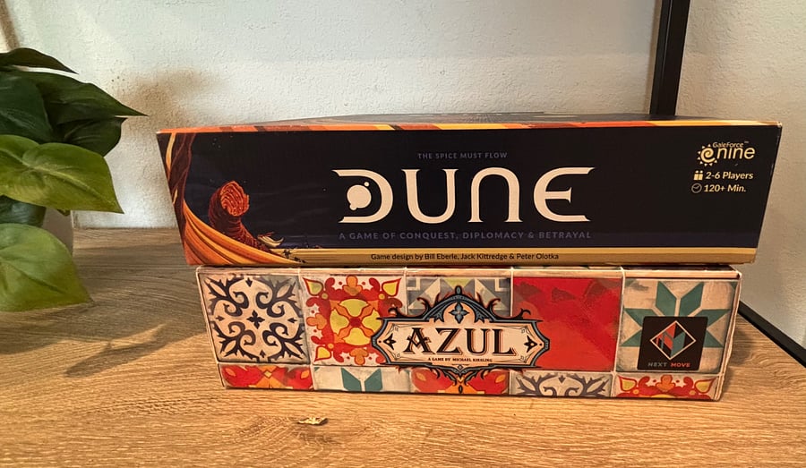 Board games and puzzles.