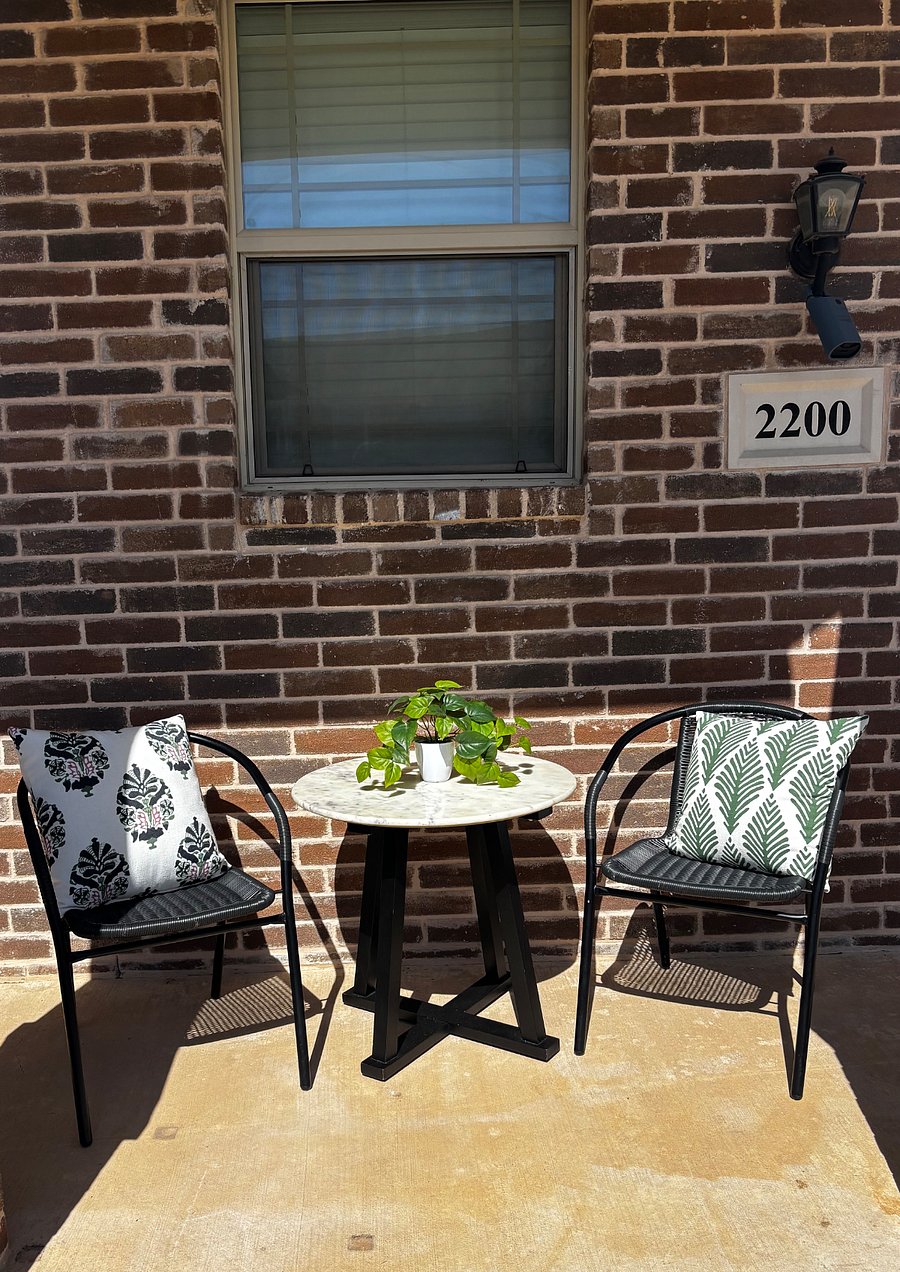 Front porch relaxation space. :)