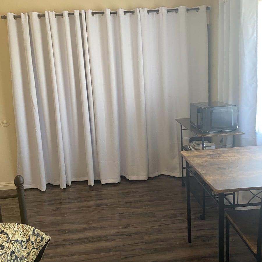 Pantry /Closet Area Behind Curtains
