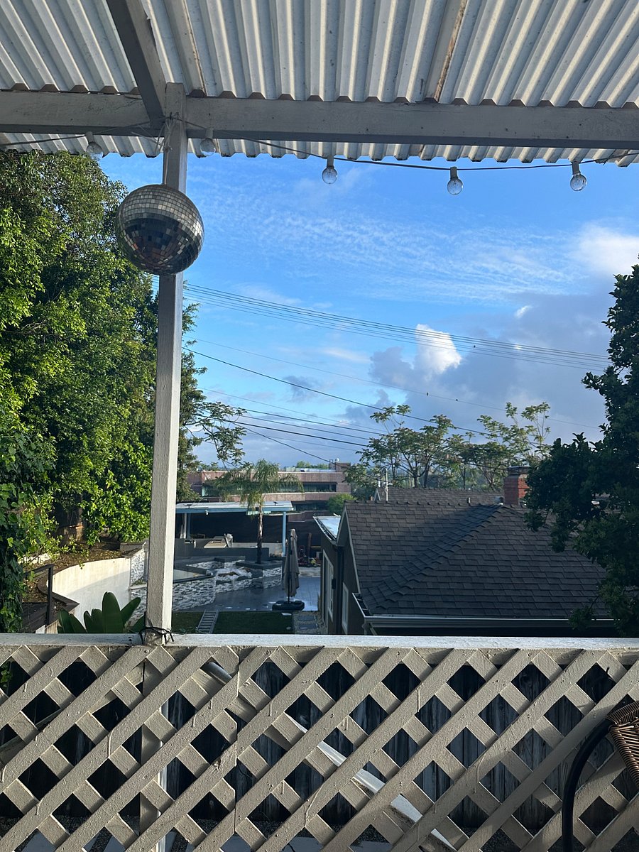 View from patio off of living room