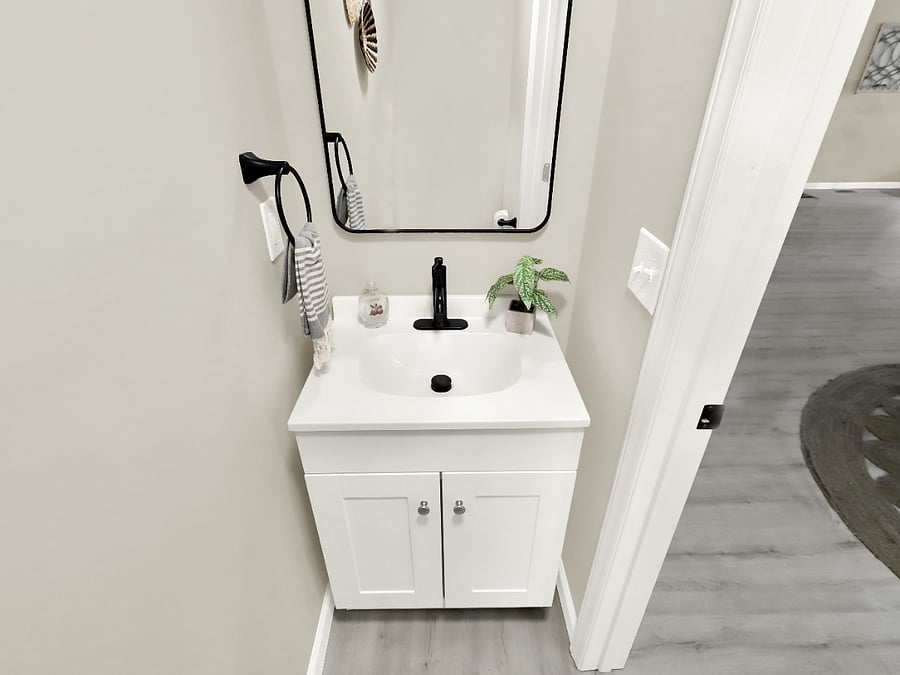 2nd level / half bath
