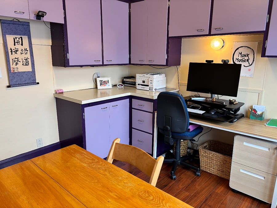 Your office (upstairs)