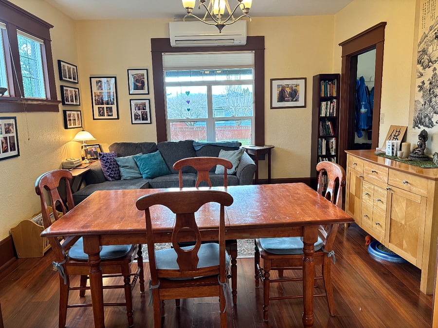 Your living room / dining room.