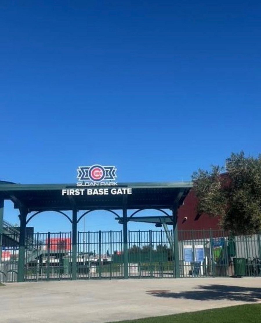 Cubs Training Camp. Walking distance across the street. About a 5-10 min walk. 