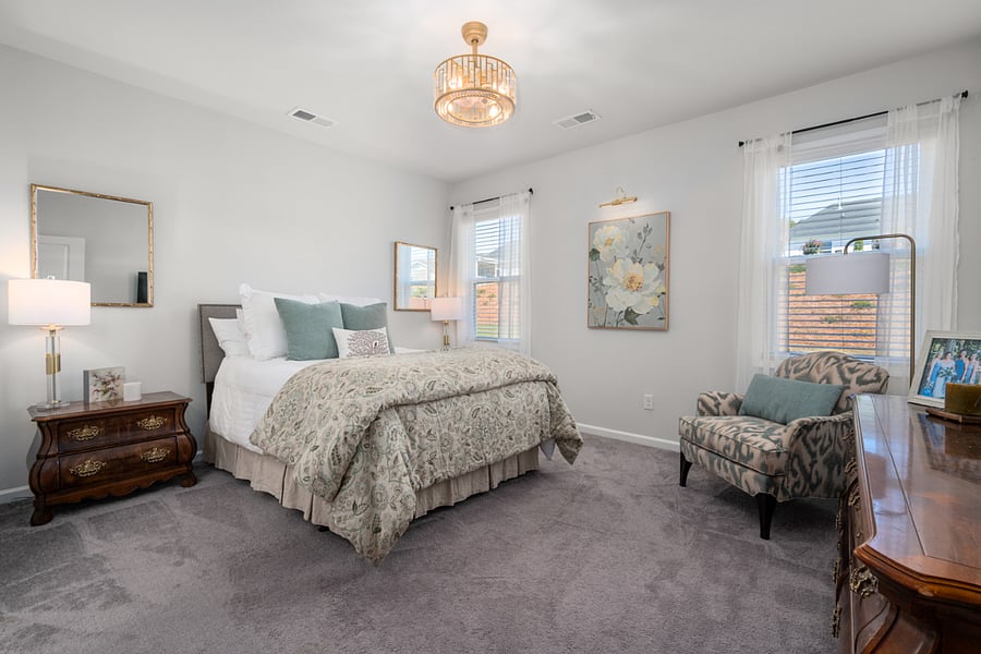 Primary Bedroom will be configured with updated furnishings