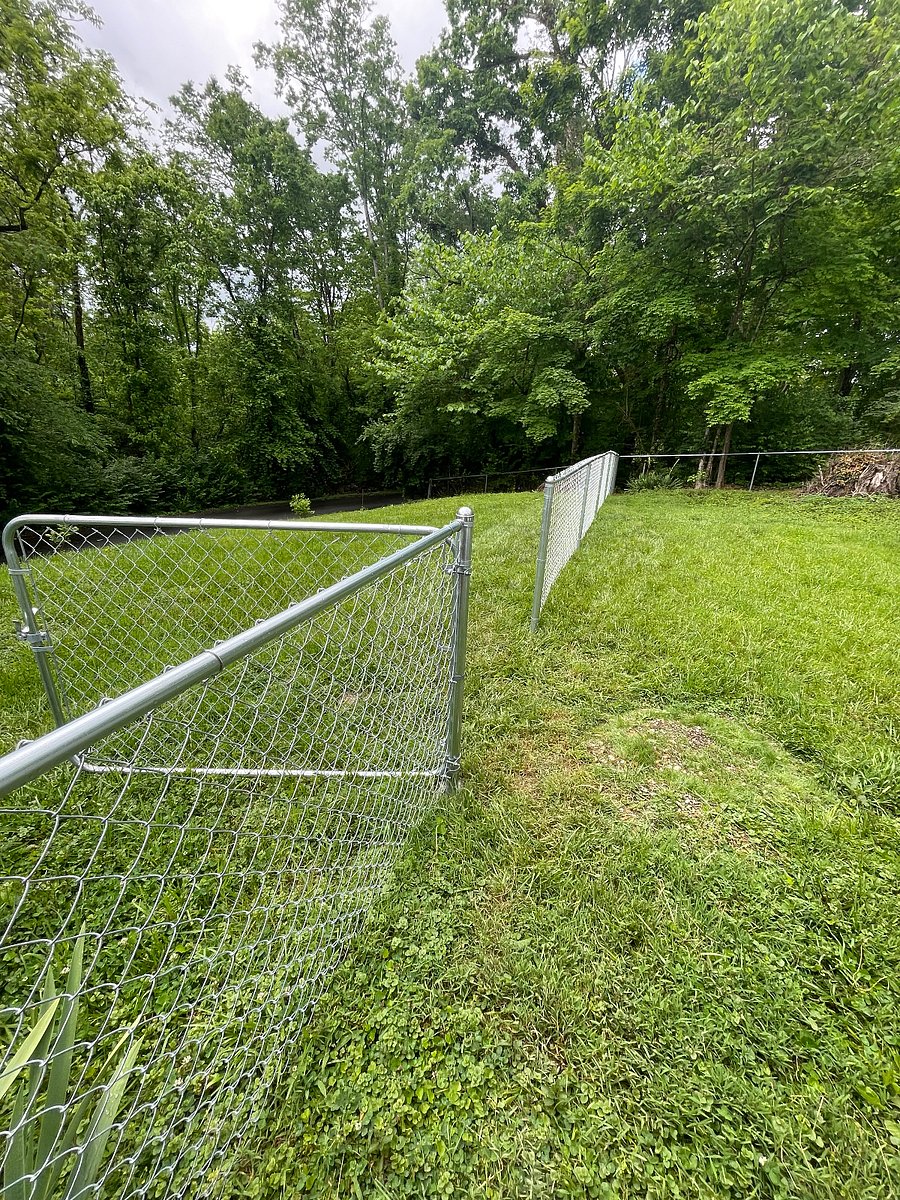 One of two gates to side/backyard.