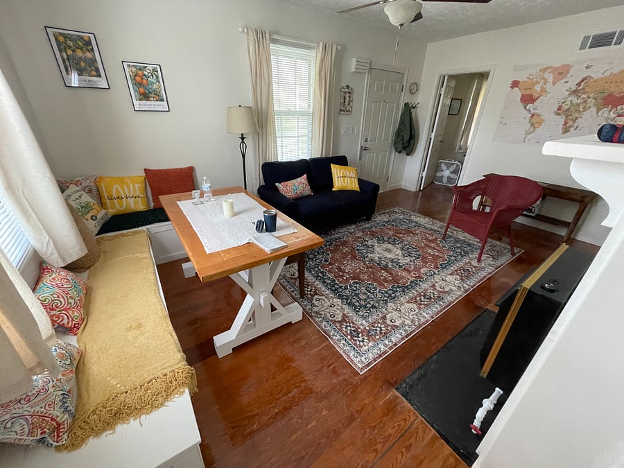 Front room / combined living and dining room.