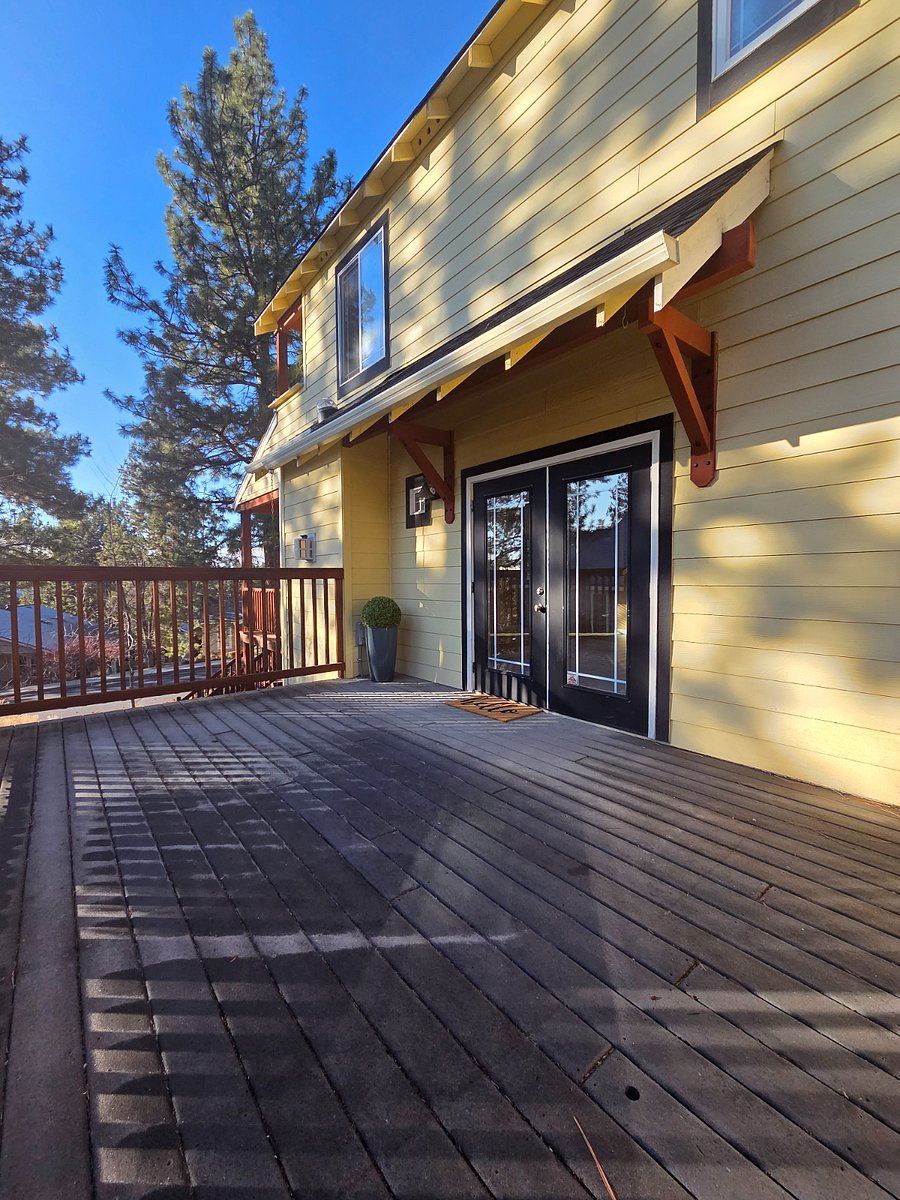 Side entrance and deck (prior to repaint)