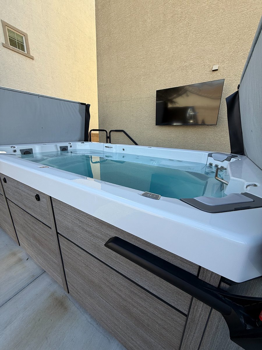 Backyard Swim Spa
