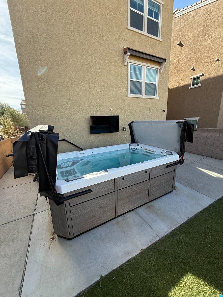 Backyard Swim Spa