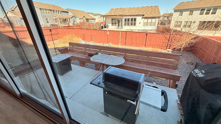 "The Church Pew" seating and patio