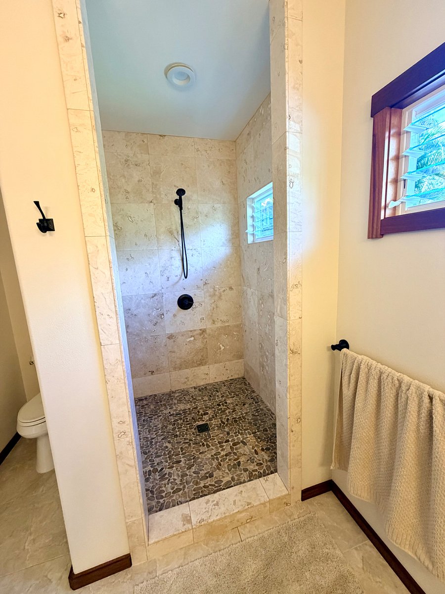Lovely stone shower