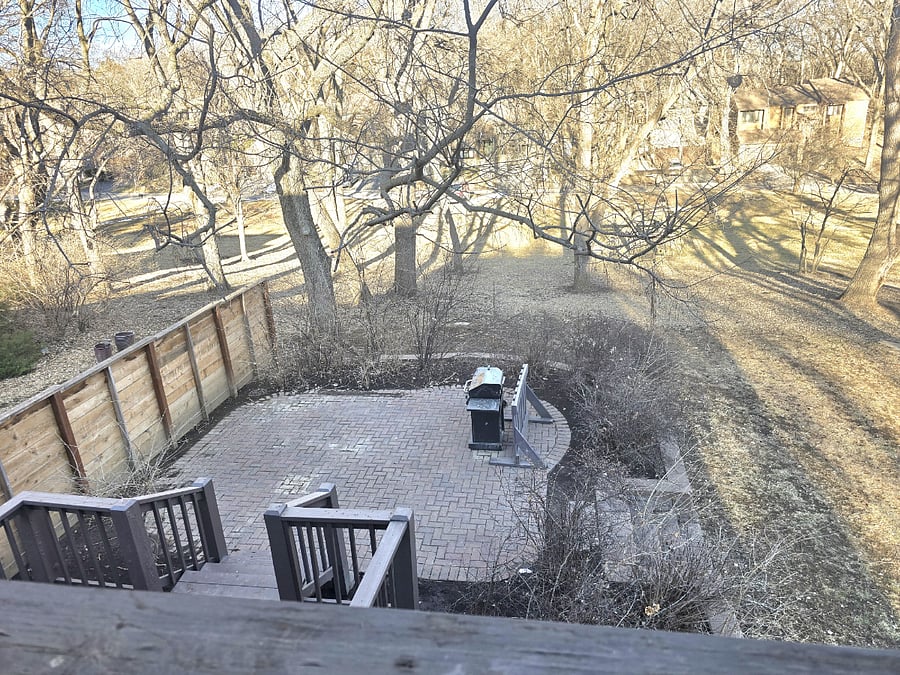 Backyard view